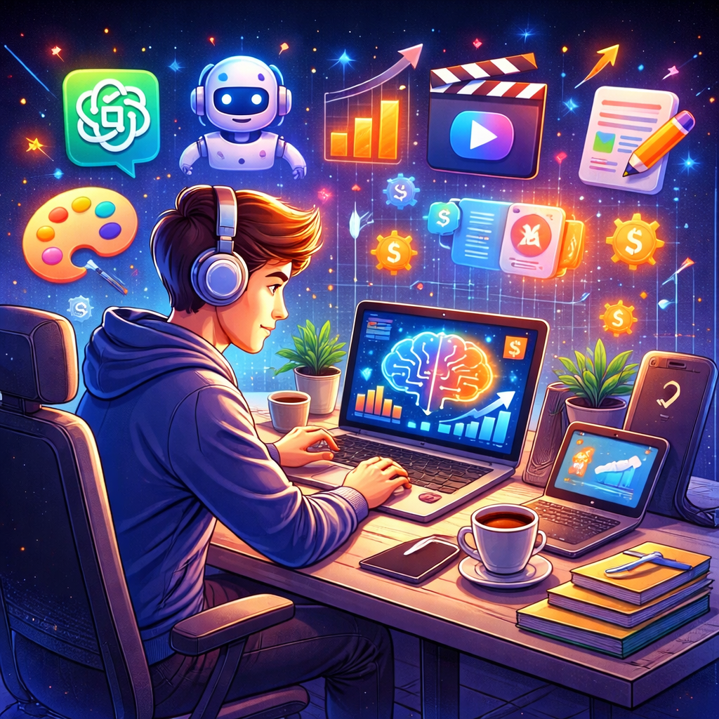 make money online using AI tools